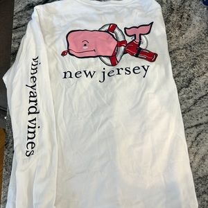 Kids Vineyard Vines long sleeved New Jersey T-shirt EUC Sz L